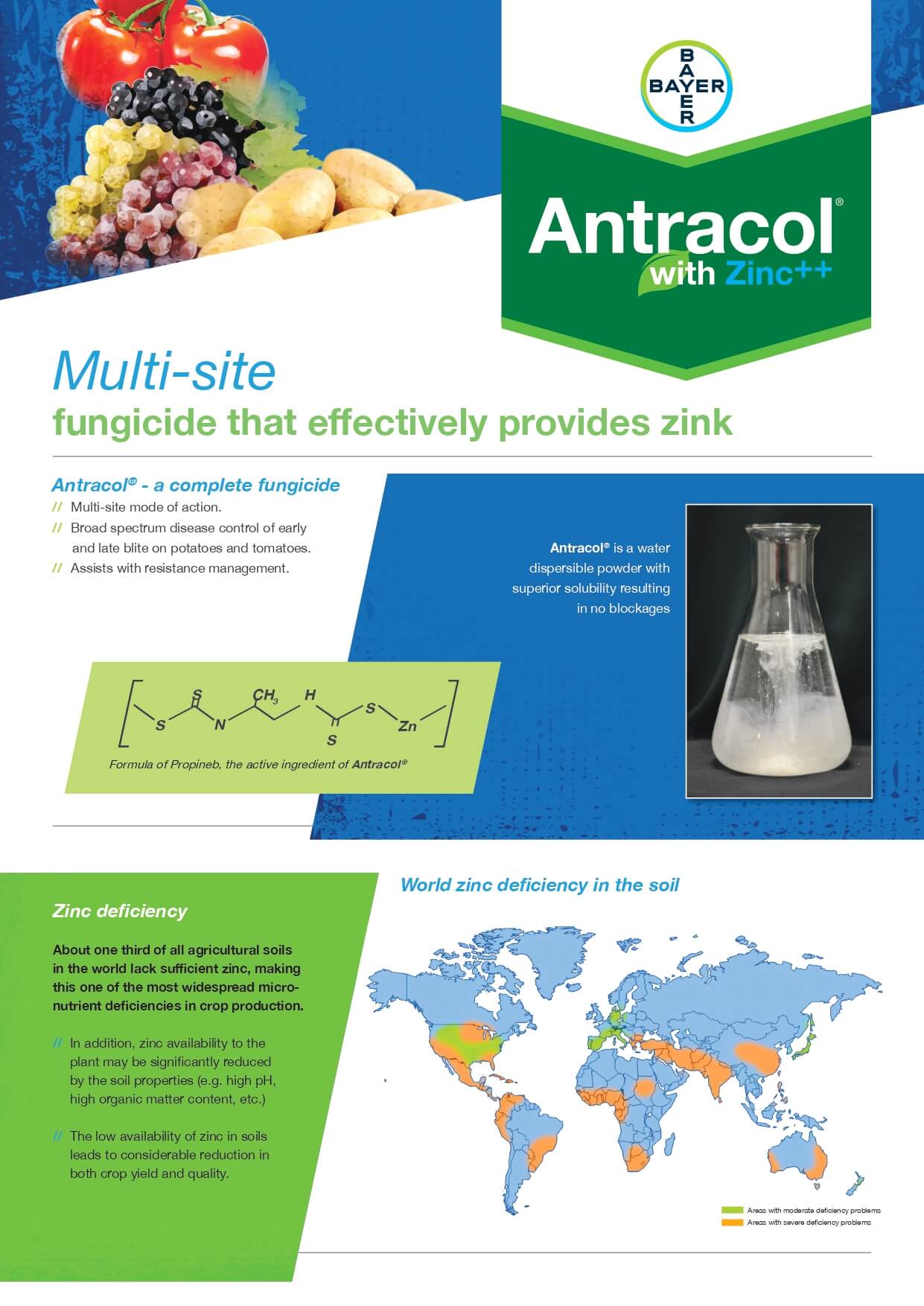 Bayer Potatoes - Antracol Leaflet
