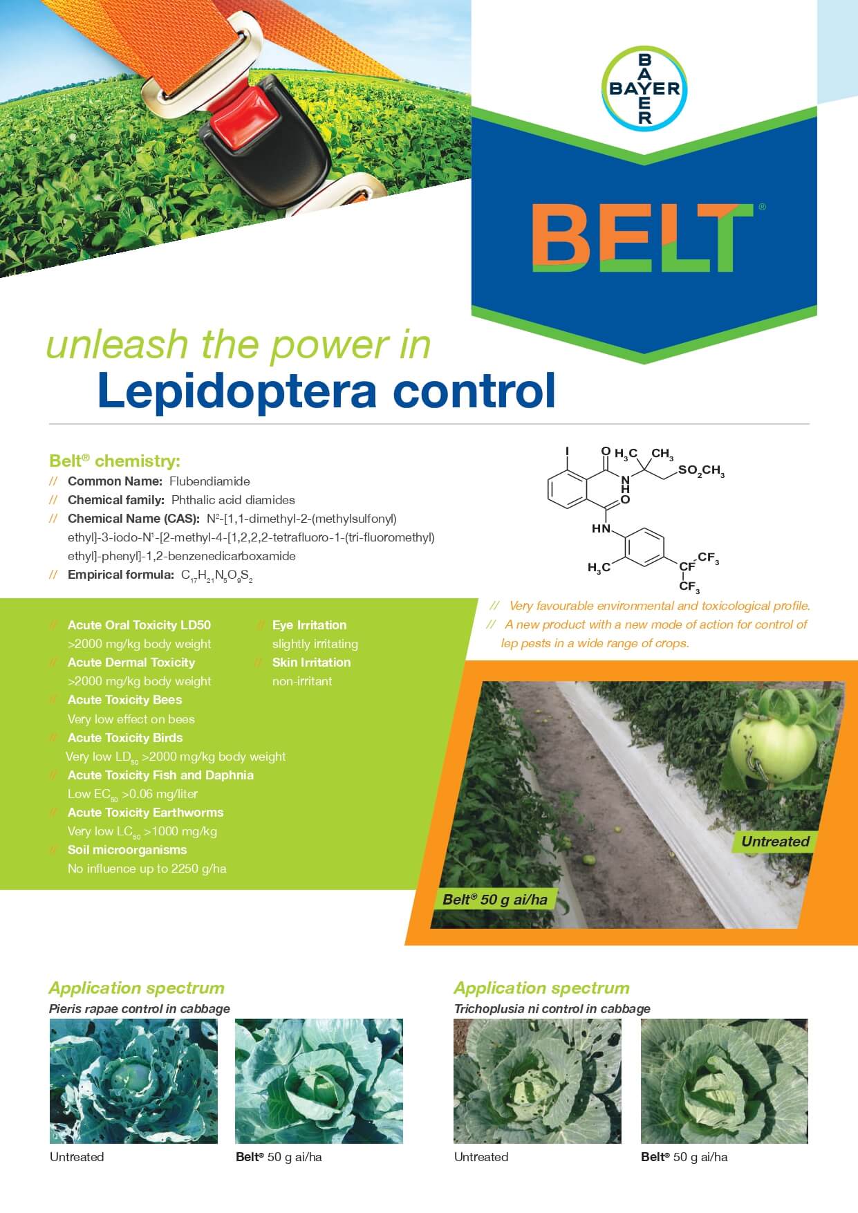 Bayer Veggies Belt Buldock Leaflet