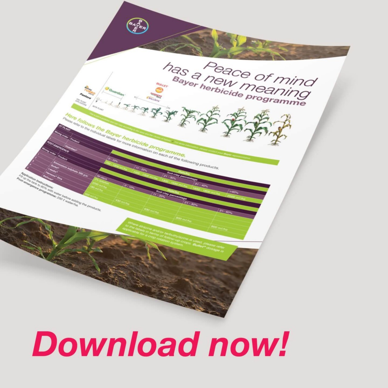 Herbicide Spray Programme 2022